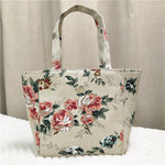 Vintage Taske Med Blomsterprint