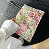 Vintage Blomst Broderet Taske
