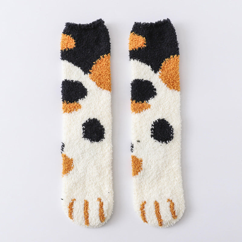 Cartoon Plush Socks