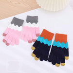 Casual Color Block Gloves