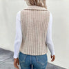 Ensfarvet Casual Cardigan