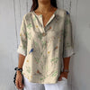 Vintage Print Bluse