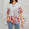 Vintage T-Shirt Med Blomsterprint