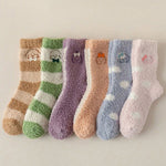 Warm plush socks
