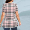 Elegant Plaid Bluse