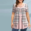 Elegant Plaid Bluse