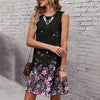 Gradient Dress With Floral Print