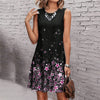 Gradient Dress With Floral Print