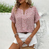 Vintage Blomstret Bluse