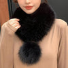 Plain warm scarf