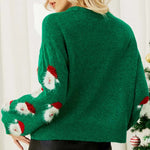 Afslappet Julestrikket Sweater