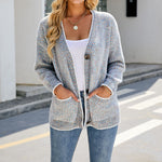 Afslappet Strik Cardigan