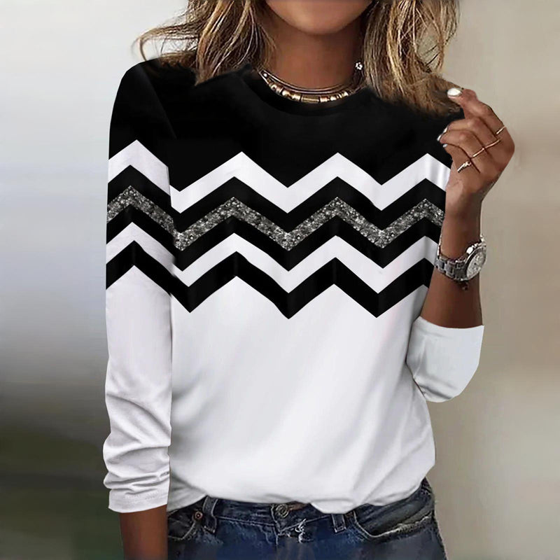 Casual Color Block T-Shirt