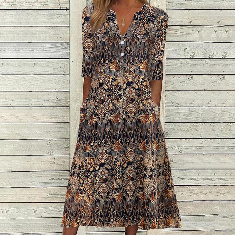 Vintage Floral Dress