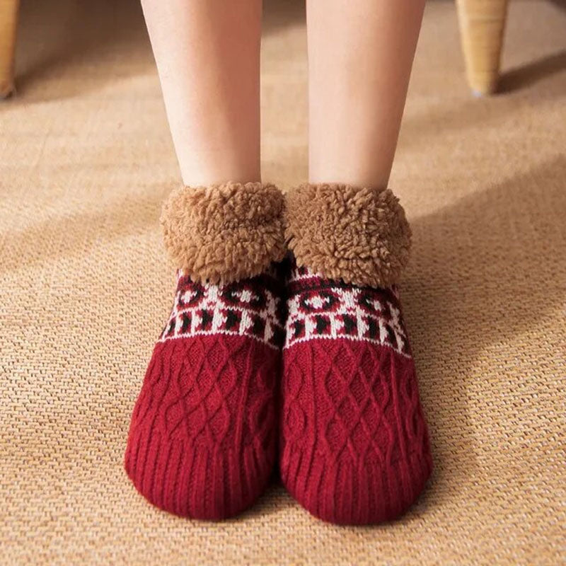 Warm non-slip socks