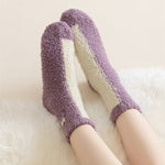 Warm plush socks