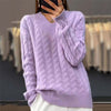 Afslappet Kabelstrikket Sweater