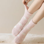 Warm plush socks