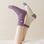Warm plush socks