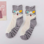 Casual Cat Pattern Socks