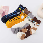 Casual Cat Pattern Socks