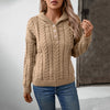 Afslappet Kabelstrikket Sweater