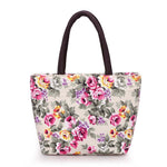 Vintage Taske Med Blomsterprint