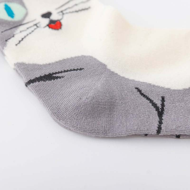 Casual Cat Pattern Socks