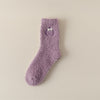 Warm plush socks