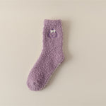 Warm plush socks