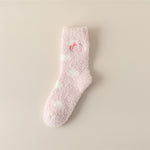 Warm plush socks