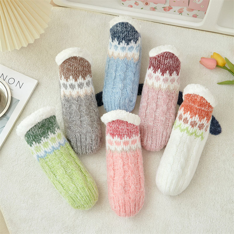 Warm non-slip socks