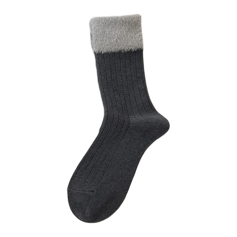 Warm plush socks