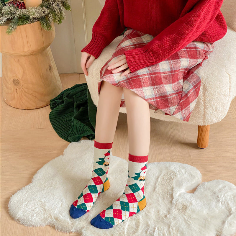 Relaxed Christmas socks