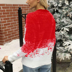 Afslappet Julestrikket Sweater