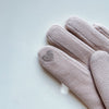 Warm plush gloves