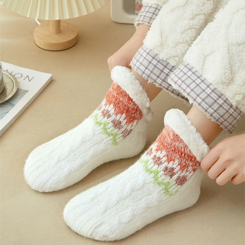 Warm non-slip socks