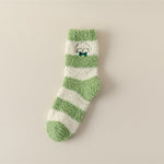 Warm plush socks
