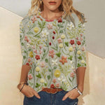 Vintage T-Shirt With Floral Print