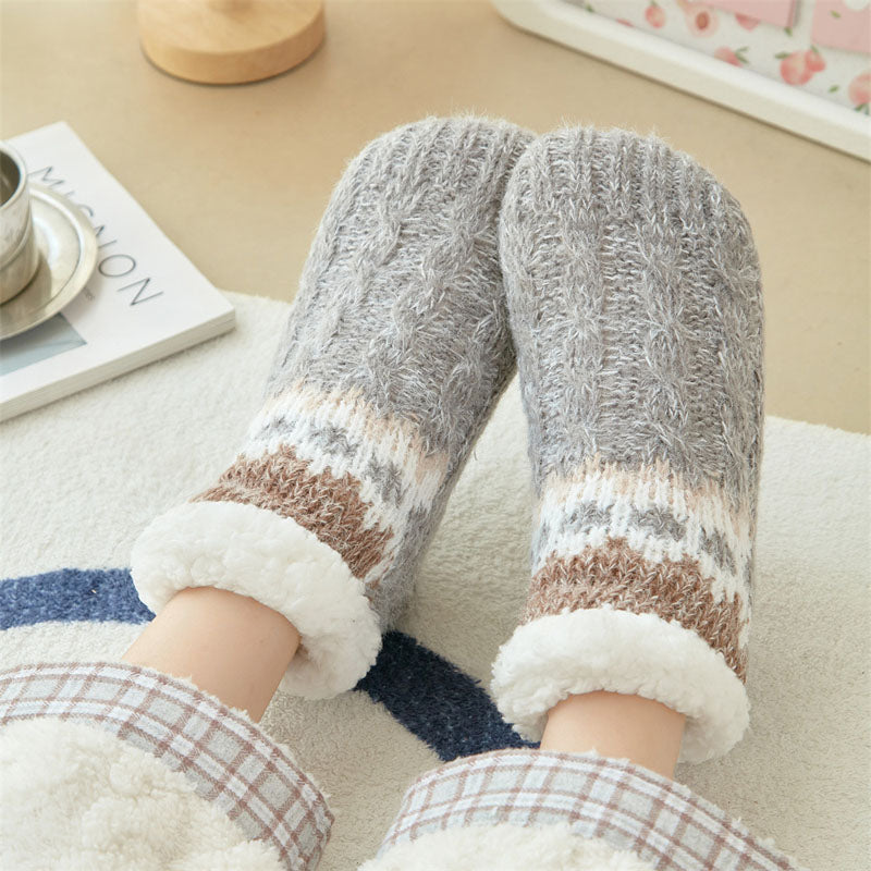 Warm non-slip socks