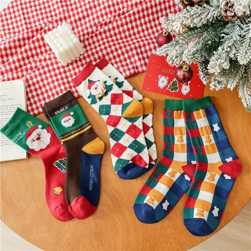 Relaxed Christmas socks