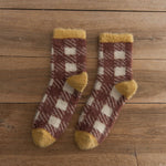 Warm Checkered Socks