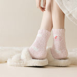 Warm plush socks