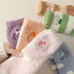 Warm plush socks