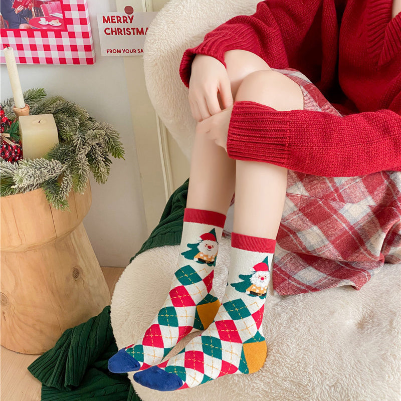 Relaxed Christmas socks