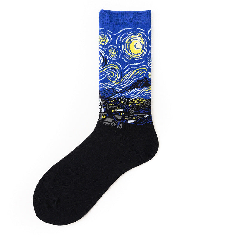 Casual Socks With Abstract Print