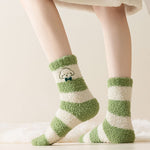 Warm plush socks