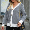 Casual Stribet Cardigan