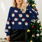 Afslappet Julestrikket Sweater