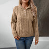 Afslappet Kabelstrikket Sweater